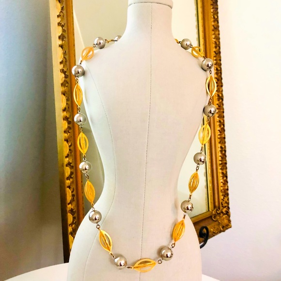 Vintage Modernist Necklace - Picture 2 of 9